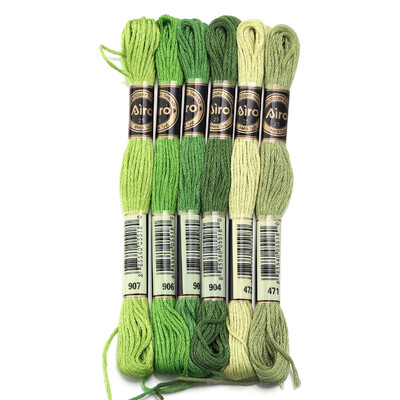 6 db/tétel 8 m poliészter keresztszemes cérna Színes hímző cérna pánt barkács varráshoz kézműves ruházati kiegészítők