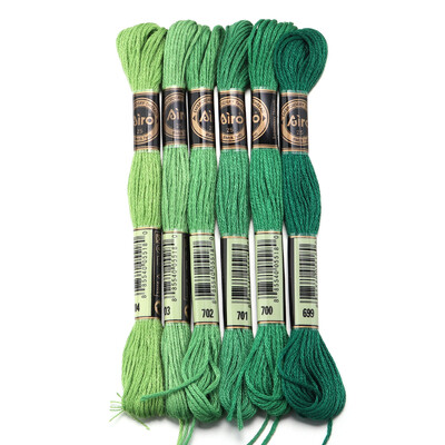 6 db/tétel 8 m poliészter keresztszemes cérna Színes hímző cérna pánt barkács varráshoz kézműves ruházati kiegészítők