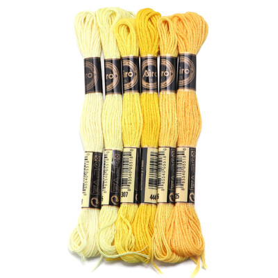 6 db/tétel 8 m poliészter keresztszemes cérna Színes hímző cérna pánt barkács varráshoz kézműves ruházati kiegészítők