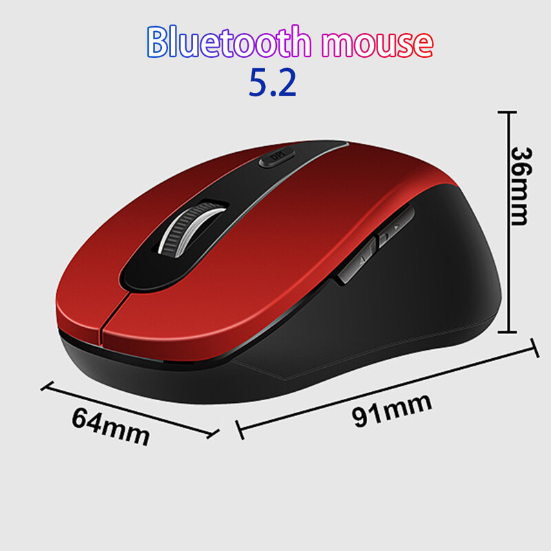 10M bezdrôtová Bluetooth 5.2 myš pre win7/win8 xp macbook iapd Android tablety počítač notebook príslušenstvo pre notebooky 0-0-12