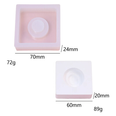 Jasmīna silikona veidne DIY 3D ziedu ar rokām gatavota ziepju ģipša bāze mājas dekorēšanai silikona veidne