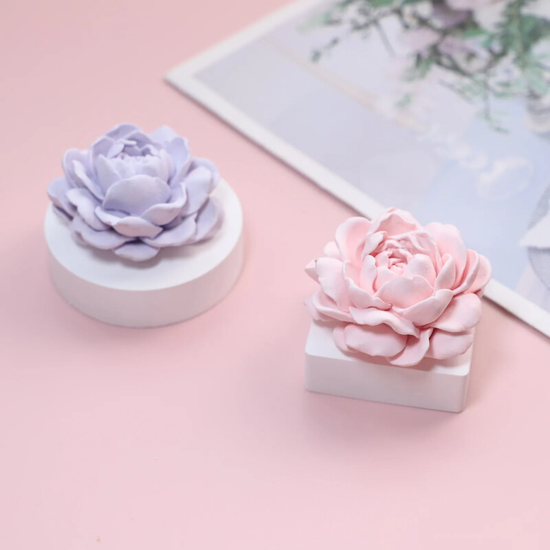 Jasmīna silikona veidne DIY 3D ziedu ar rokām gatavota ziepju ģipša bāze mājas dekorēšanai silikona veidne