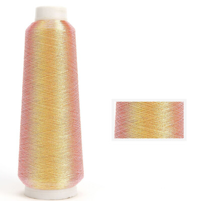 150D 3600M Χρυσό Ασημί Χρώμα Γραμμή Πλεκτά Κεντήματα Κλωστή Κεντήματος Κλωστοϋφαντουργίας DIY Αναλώσιμα ραπτικής Υπολογιστή Νήμα σταυροβελονιάς