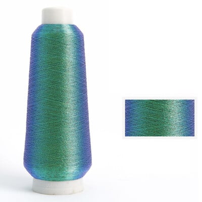 150D 3600M Χρυσό Ασημί Χρώμα Γραμμή Πλεκτά Κεντήματα Κλωστή Κεντήματος Κλωστοϋφαντουργίας DIY Αναλώσιμα ραπτικής Υπολογιστή Νήμα σταυροβελονιάς