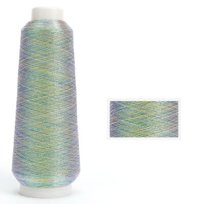 150D 3600M Χρυσό Ασημί Χρώμα Γραμμή Πλεκτά Κεντήματα Κλωστή Κεντήματος Κλωστοϋφαντουργίας DIY Αναλώσιμα ραπτικής Υπολογιστή Νήμα σταυροβελονιάς