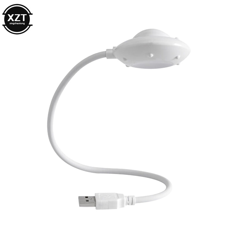 USB plug-in nočné svetlo kreatívne UFO knižné svetlo počítačový stôl LED lampa prenosná čítacia lampa pre notebook notebook power bank