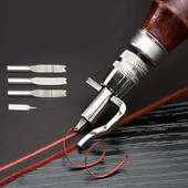 „Pasidaryk pats“ įrankiai Profesionalūs „Leathercraft“ reguliuojami susiuvimo grioveliai, oda, rankų darbo praktinis siuvimo kasimo vadovas