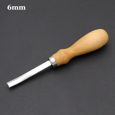 4mm–16mm praktiškas odinis amatų kraštas Beveler Slidinėjantis nuožulnus peilis „pasidaryk pats“ pjovimo kirpimo rankinis rankdarbių įrankis su medine rankena