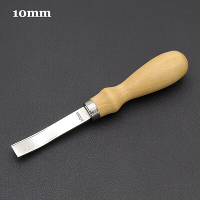 4mm–16mm praktiškas odinis amatų kraštas Beveler Slidinėjantis nuožulnus peilis „pasidaryk pats“ pjovimo kirpimo rankinis rankdarbių įrankis su medine rankena