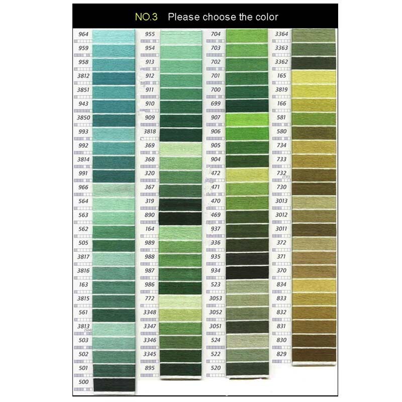 Egyedi keresztszemes cérna színek 50 darab keresztszemes selyemszál 8 méter hosszú 6 szál keresztszemes hímzőcérna