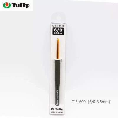 Japonijos Hirosimos įrankiai Tulpių Eitmo serijos nėriniai, juoda rankena, aukso spalvos nerti, rankomis megzti vilnos nėrimo „pasidaryk pats“ nemokamas pristatymas