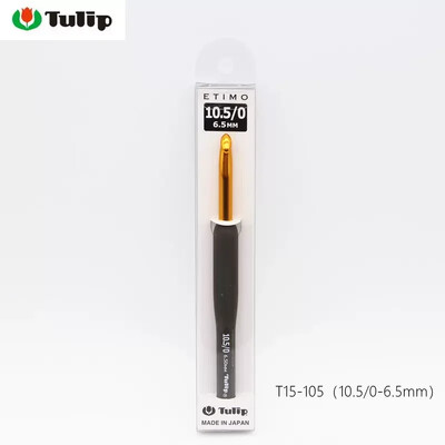 Japonijos Hirosimos įrankiai Tulpių Eitmo serijos nėriniai, juoda rankena, aukso spalvos nerti, rankomis megzti vilnos nėrimo „pasidaryk pats“ nemokamas pristatymas