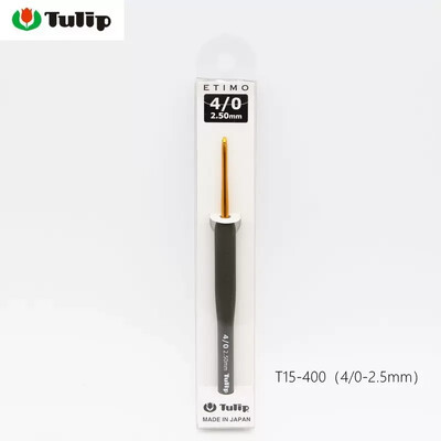 Japonijos Hirosimos įrankiai Tulpių Eitmo serijos nėriniai, juoda rankena, aukso spalvos nerti, rankomis megzti vilnos nėrimo „pasidaryk pats“ nemokamas pristatymas