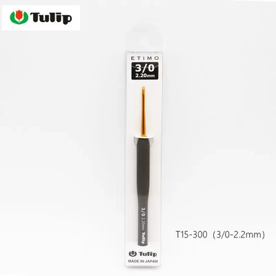 Japonijos Hirosimos įrankiai Tulpių Eitmo serijos nėriniai, juoda rankena, aukso spalvos nerti, rankomis megzti vilnos nėrimo „pasidaryk pats“ nemokamas pristatymas