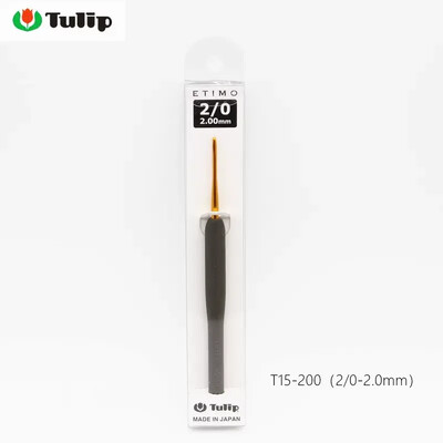 Japonijos Hirosimos įrankiai Tulpių Eitmo serijos nėriniai, juoda rankena, aukso spalvos nerti, rankomis megzti vilnos nėrimo „pasidaryk pats“ nemokamas pristatymas