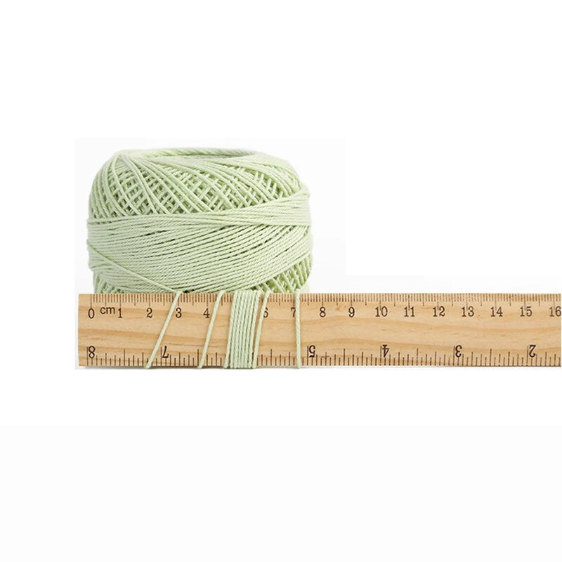 1 db 3-as méretű csipkeszál barkács horgolt sapka baba sál kézi kötés varrócérna pamut tömör öltés hímzési kiegészítők