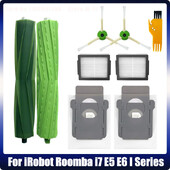 Náhrada za robotický vysávač iRobot Roomba I7 I7+ I6+ I8 I3+ / Plus E5 E6 E7, hlavná bočná kefa, HEPA filter, náhradné diely