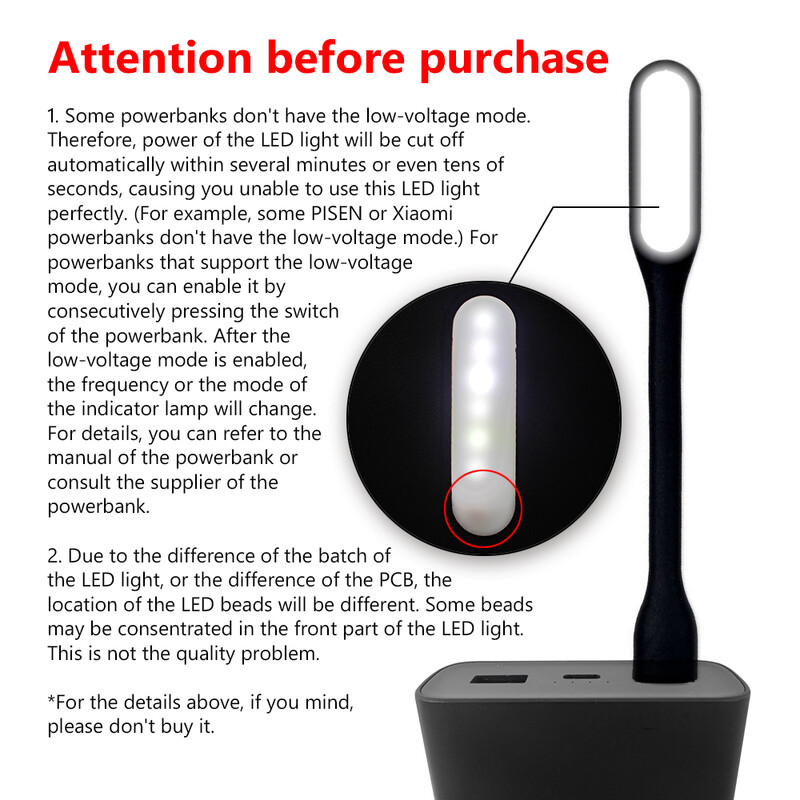 Mini USB LED Lumină de lectură Lampă portabilă pentru cărți Lumini flexibile de noapte pentru camping Lămpi de masă pentru Power Bank PC Notebook Laptop