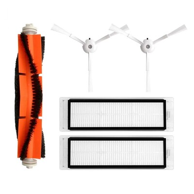 „Xiaomi Xiaowa Lite C10“ / „C102-00“ roboto dulkių siurblio ritininio šoninio šepečio „Hepa“ filtro atsarginių dalių priedai