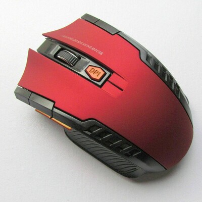 1pcs 2.4G Mouse fără fir optic cu 6 butoane Mouse Gamer Receptor USB 1600DPI Mouse fără fir pentru jocuri Mouse pentru laptop