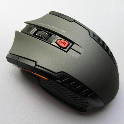 1pcs 2.4G Mouse fără fir optic cu 6 butoane Mouse Gamer Receptor USB 1600DPI Mouse fără fir pentru jocuri Mouse pentru laptop