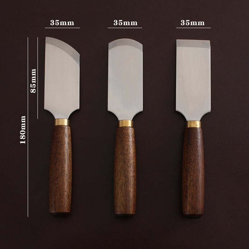 1 vnt. Profesionalus odos pjaustytuvo pjaustymo peilis Odos slydimo ploninimo peilis pjaustomas plienine medžio rankena „pasidaryk pats“ rankų darbo įrankis