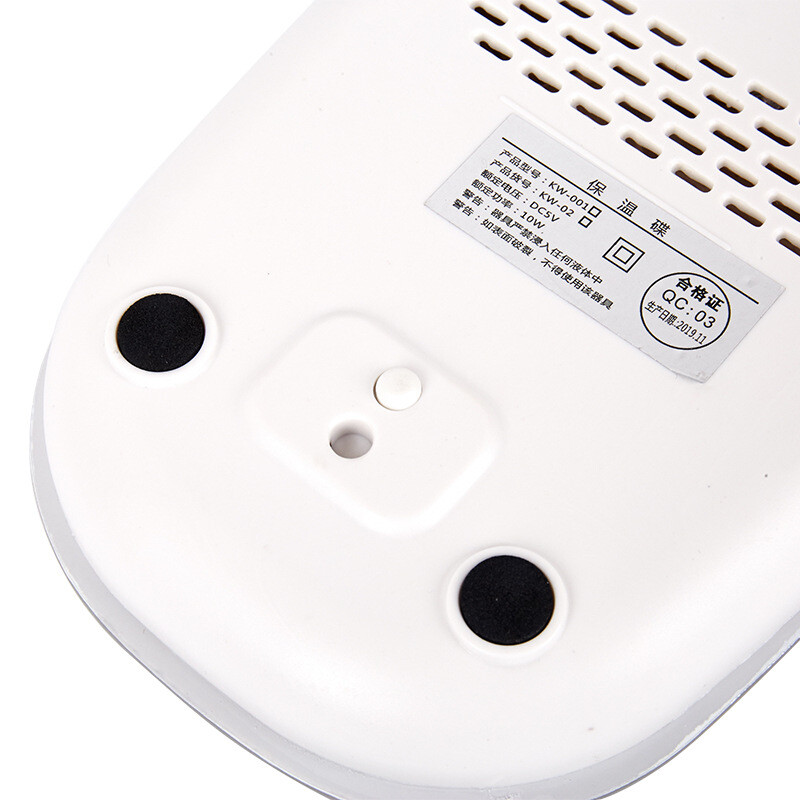 Hordozható USB EU dugaszoló szigetelő pohár 110 V termosztát teaalátét ital melegítő párna szigetelés 55 ° C fűtés iroda naponta