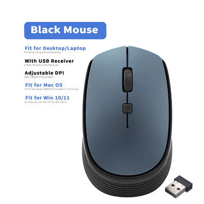Mouse fără fir de 2,4 GHz Mouse optice cu receptor USB Gamer 1600 DPI Mouse cu 6 butoane pentru computer Accesorii laptop Mouse Gamer