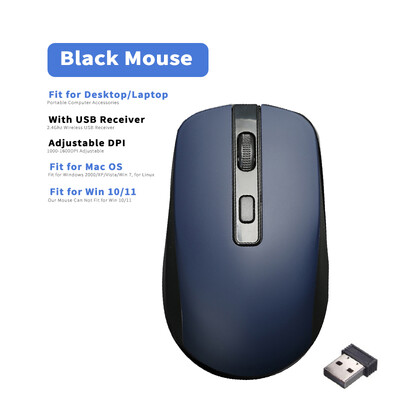 Mouse fără fir de 2,4 GHz Mouse optice cu receptor USB Gamer 1600 DPI Mouse cu 6 butoane pentru computer Accesorii laptop Mouse Gamer