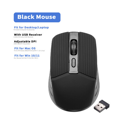 Mouse fără fir de 2,4 GHz Mouse optice cu receptor USB Gamer 1600 DPI Mouse cu 6 butoane pentru computer Accesorii laptop Mouse Gamer