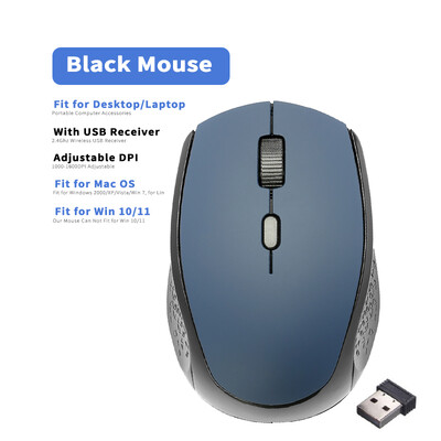 Mouse fără fir de 2,4 GHz Mouse optice cu receptor USB Gamer 1600 DPI Mouse cu 6 butoane pentru computer Accesorii laptop Mouse Gamer