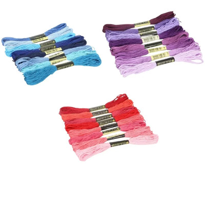 12/24/36/50 Ancoră similară cu punct de cruce din bumbac ață de brodat Kit de ață de cusut țevi de cusut artizanat Spiraea accesorii de cusut