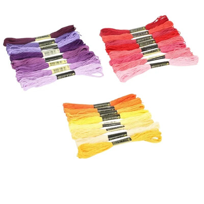 12/24/36/50 Ancoră similară cu punct de cruce din bumbac ață de brodat Kit de ață de cusut țevi de cusut artizanat Spiraea accesorii de cusut