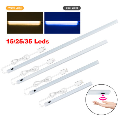 USB 5V 1A PIR senzor pokreta Ručna LED noćna lampa Spavaća soba Stolna lampa za čitanje Kuhinja Za Power Bank PC Laptop Notebook