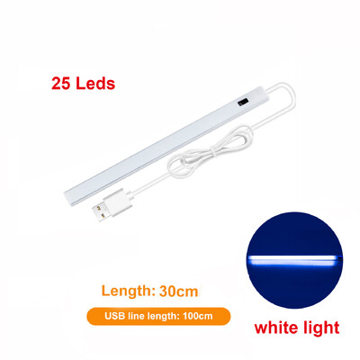 USB 5V 1A PIR Senzor de mișcare LED de mână Lampă de lumină de noapte Dormitor Lampă de birou lectură acasă Bucătărie Pentru Power Bank PC Laptop Notebook
