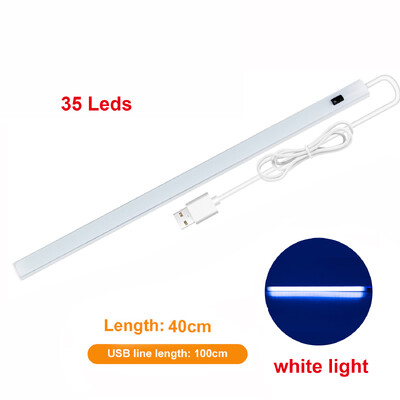 USB 5V 1A PIR Senzor de mișcare LED de mână Lampă de lumină de noapte Dormitor Lampă de birou lectură acasă Bucătărie Pentru Power Bank PC Laptop Notebook