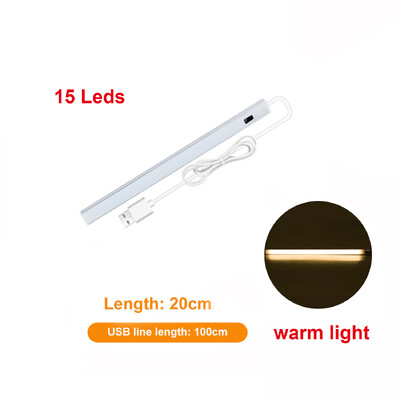 USB 5V 1A PIR Senzor de mișcare LED de mână Lampă de lumină de noapte Dormitor Lampă de birou lectură acasă Bucătărie Pentru Power Bank PC Laptop Notebook