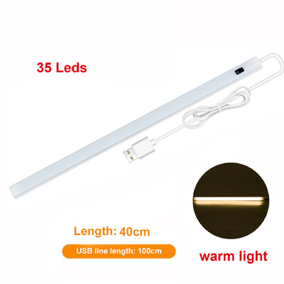 USB 5V 1A PIR Senzor de mișcare LED de mână Lampă de lumină de noapte Dormitor Lampă de birou lectură acasă Bucătărie Pentru Power Bank PC Laptop Notebook