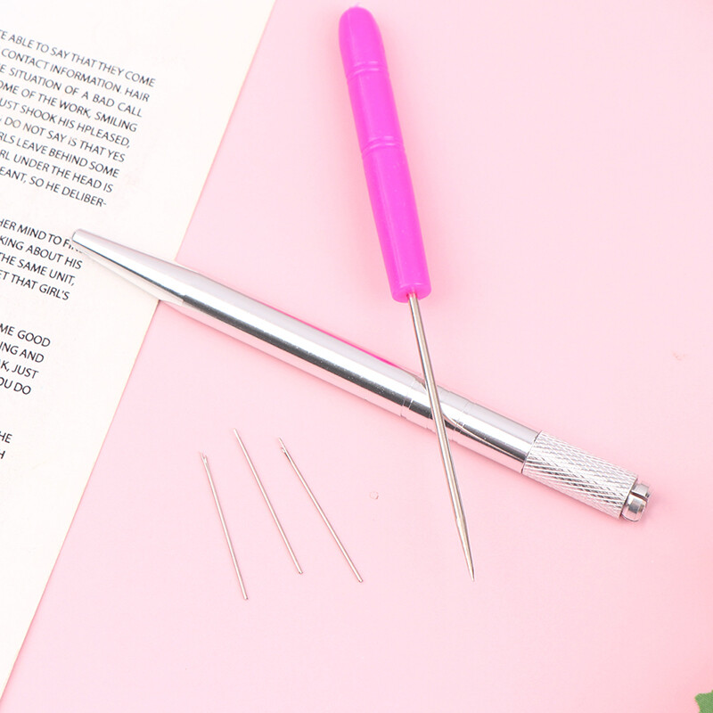 1 komplekts Doll Hair Reroot Adatu komplekts Pārkrāsot Baby Head Reborn Matu sakņu veidošanai Rīki Parūku izgatavošanas Piederumi Piederumi Komplekts DIY Doll Tools