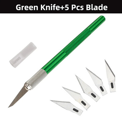 Graviravimas Neslystantis skalpelis peilis įrankių rinkinys pjaustytuvas nerūdijančio plieno peiliukai menams amatams PCB taisymas odos plėvelės įrankių rašiklis „pasidaryk pats“