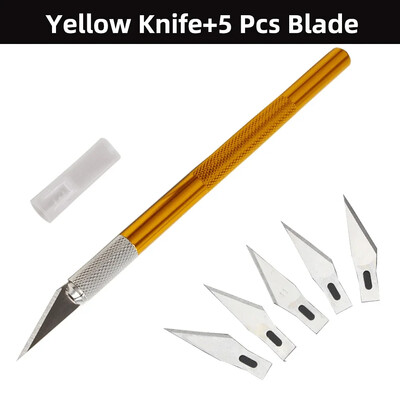 Graviravimas Neslystantis skalpelis peilis įrankių rinkinys pjaustytuvas nerūdijančio plieno peiliukai menams amatams PCB taisymas odos plėvelės įrankių rašiklis „pasidaryk pats“