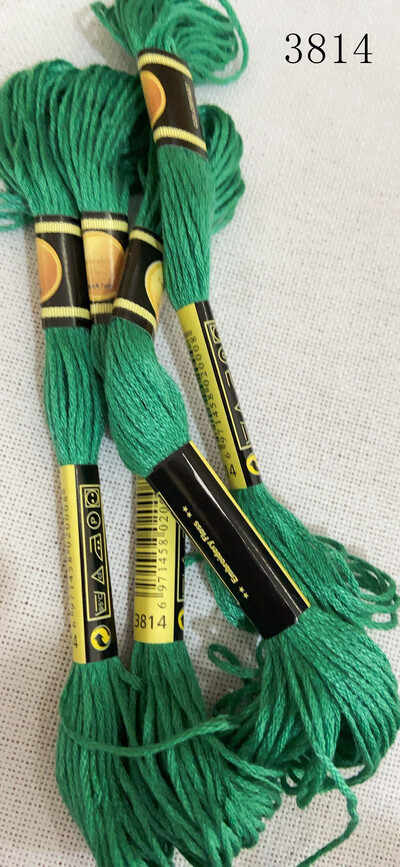 DIY DMC3809-3827 Fire de broderie cu ață dentară 10 buc. Kit pentru cusături în cruce Seturi pentru cusături în cruce pentru ață dentară 11.12