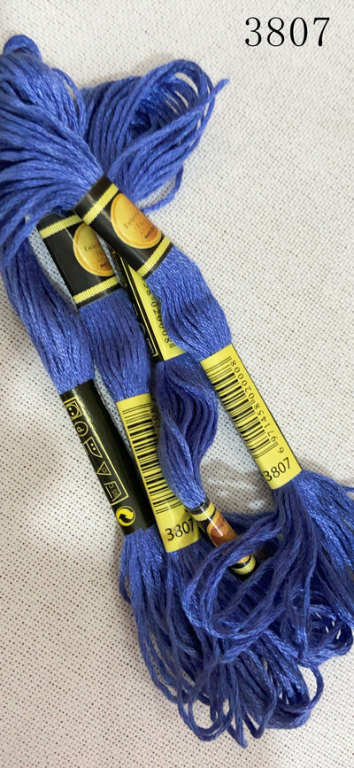 DIY DMC3809-3827 Fire de broderie cu ață dentară 10 buc. Kit pentru cusături în cruce Seturi pentru cusături în cruce pentru ață dentară 11.12