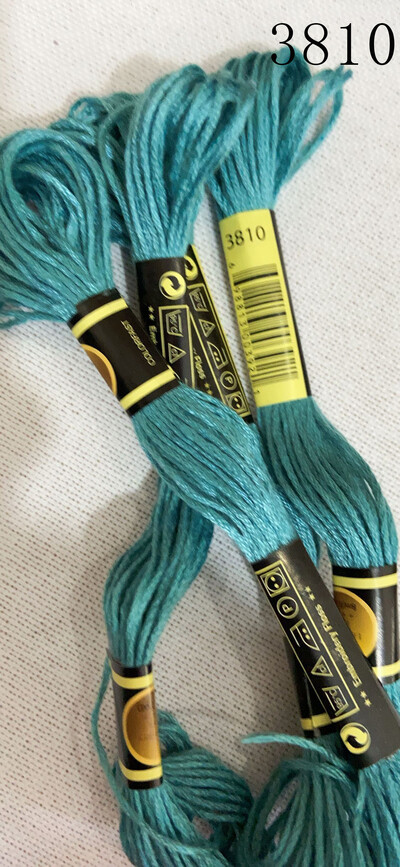 DIY DMC3809-3827 Fire de broderie cu ață dentară 10 buc. Kit pentru cusături în cruce Seturi pentru cusături în cruce pentru ață dentară 11.12