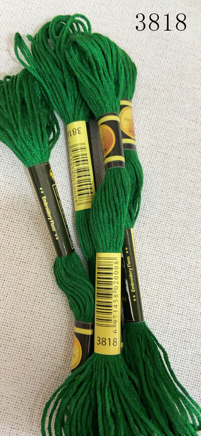 DIY DMC3809-3827 Fire de broderie cu ață dentară 10 buc. Kit pentru cusături în cruce Seturi pentru cusături în cruce pentru ață dentară 11.12