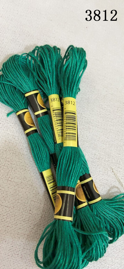 DIY DMC3809-3827 Fire de broderie cu ață dentară 10 buc. Kit pentru cusături în cruce Seturi pentru cusături în cruce pentru ață dentară 11.12