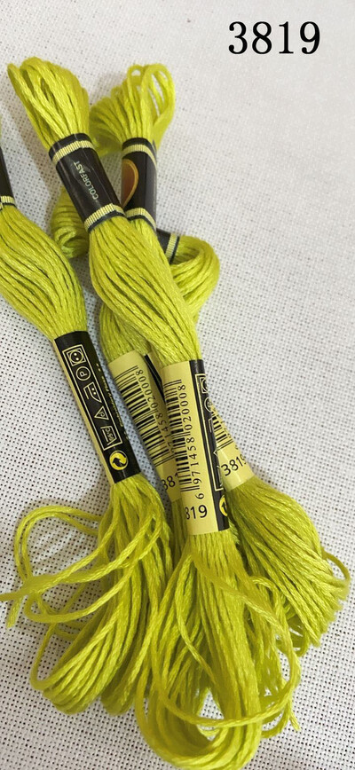 DIY DMC3809-3827 Fire de broderie cu ață dentară 10 buc. Kit pentru cusături în cruce Seturi pentru cusături în cruce pentru ață dentară 11.12