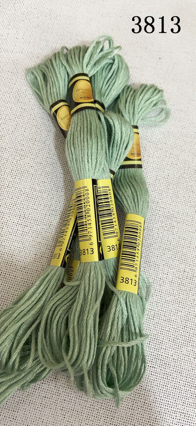 DIY DMC3809-3827 Fire de broderie cu ață dentară 10 buc. Kit pentru cusături în cruce Seturi pentru cusături în cruce pentru ață dentară 11.12