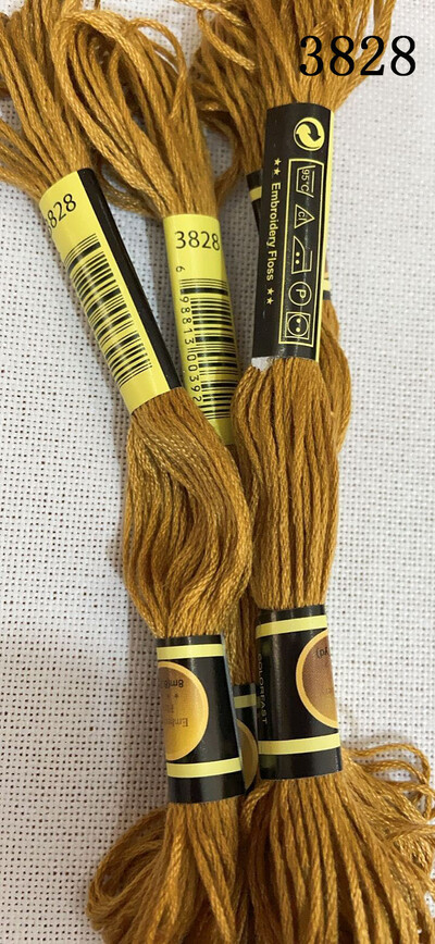 DIY DMC3809-3827 Fire de broderie cu ață dentară 10 buc. Kit pentru cusături în cruce Seturi pentru cusături în cruce pentru ață dentară 11.12