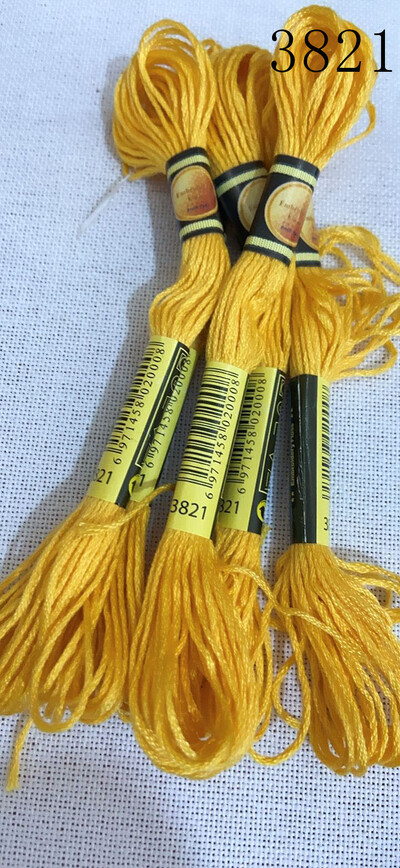 DIY DMC3809-3827 Fire de broderie cu ață dentară 10 buc. Kit pentru cusături în cruce Seturi pentru cusături în cruce pentru ață dentară 11.12